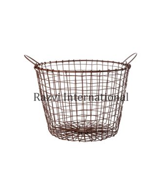 ANTIQUE BASKET
Item Code: RP 282
Finish: Antique
Material: Iron
Keywords: ANTIQUE BASKET