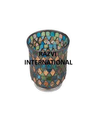 MOSAIC VOTIVE
Item Code: A 1921
Finish: Mosaic 
Material: Glass
Keywords: MOSAIC VOTIVE
