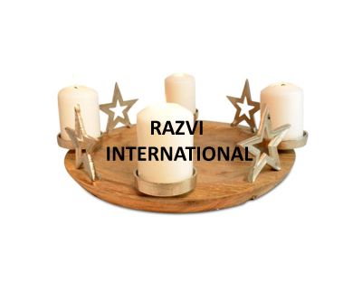 X MAS CANDLE HOLDER
Item Code: RF 04
Finish: Gold & Polished
Material: Wood & Aluminium
Keywords: X MAS CANDLE HOLDER