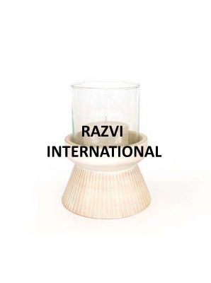 CANDLE HOLDER-A
Item Code: RF 263-A
Finish: Antique
Material: Wood & Glass
Keywords: CANDLE HOLDER-A