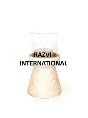 CANDLE HOLDER-B
Item Code: RF 263-B
Finish: Antique
Material: Wood & Glass
Keywords: CANDLE HOLDER-B