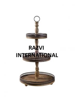 CAKE STAND
Item Code: RF 291
Finish: Antique
Material: Wood & Iron
Keywords: CAKE STAND