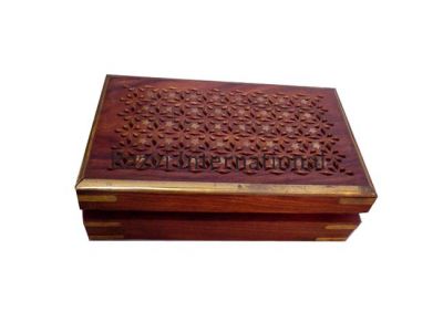 WOODEN ENGRAVED BOX
Item Code: RF 407
Finish: Polished
Material: Wood
Keywords: WOODEN ENGRAVED BOX