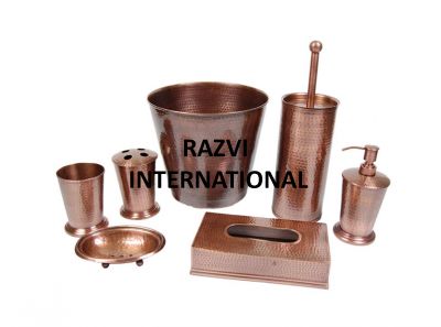 COPPER BATH SET
Item Code: RH 555
Finish: Copper Antique
Material: Brass
Keywords: COPPER BATH SET